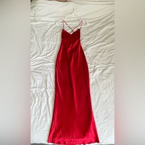 Red Winter Formal/Wedding Guest Dress
